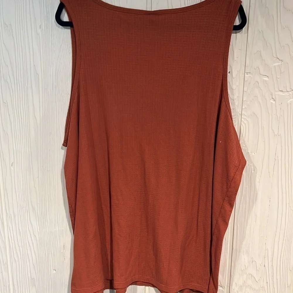 Torrid  Rib Knit Burnt Orange  Type Tank size 4 ( 4X) - Picture 3 of 8